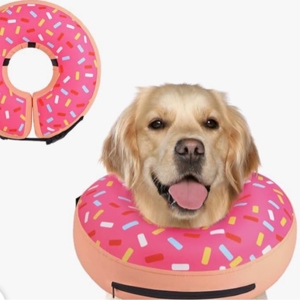 Pink Donut Dog Collar